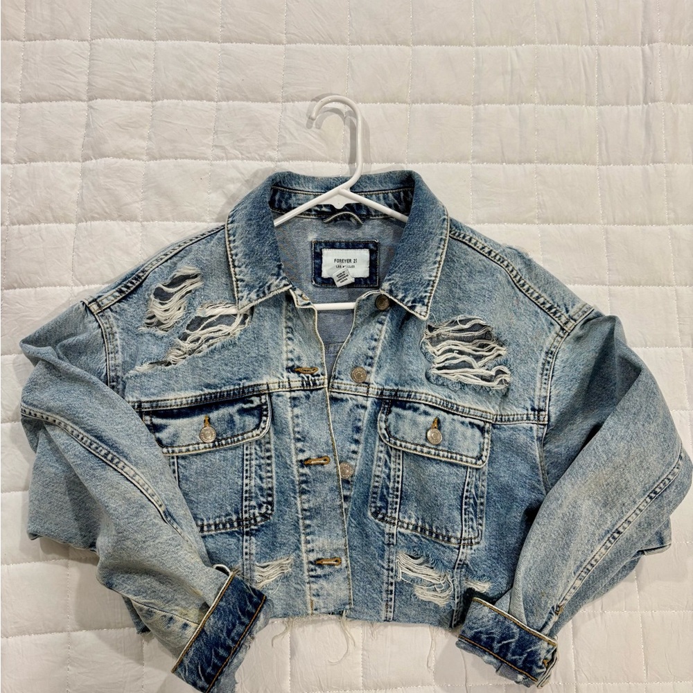 Forever 21 Light Blue Denim Jacket